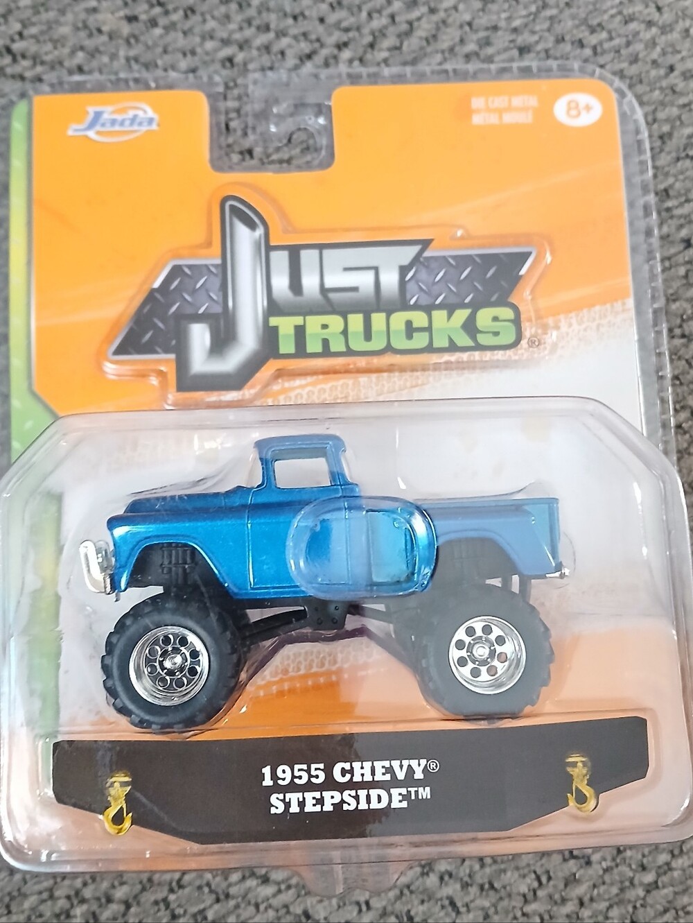 Jada Toys Just Trucks 1955 Chevy stepside diecast blue wave 14 new old stock